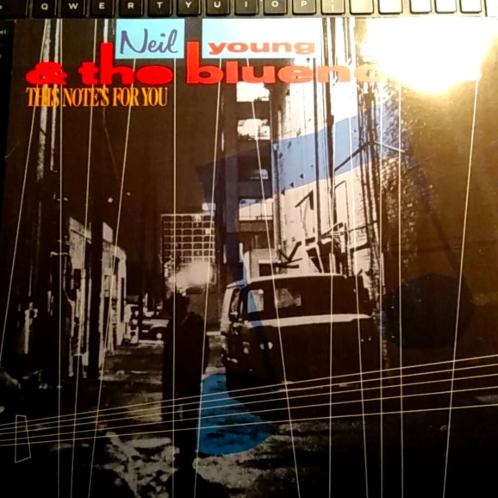 Vintage Neil Young "This Notes For You" 12" Vinyl Import Canada 1988